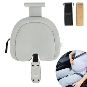 ROLROLCARE front view mounted on car seat showing secure fit and comfort