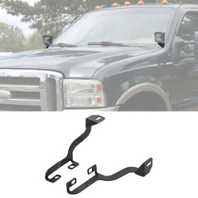 ROMELACK front view of hood mounts showing fitment and durable design
