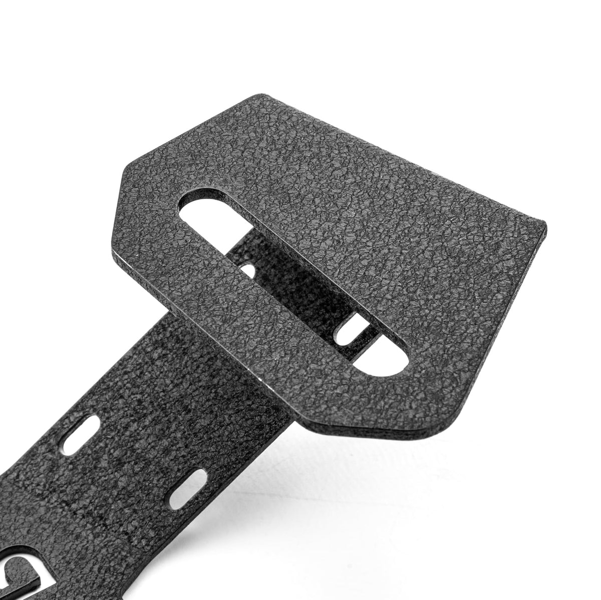 ROMELACK bracket with light attached highlighting firm lamp attachment