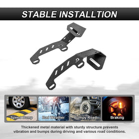 ROMELACK driver side hood mount installed on Silverado demonstrating stability