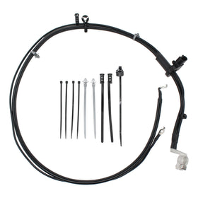 Roneeson front view of battery negative cable showing fitment and robust construction for reliable grounding