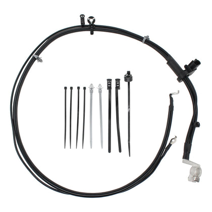 Roneeson front view of battery negative cable showing fitment and robust construction for reliable grounding