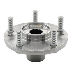 Roneeson hub installed on rotor in vehicle, demonstrates correct fit and restored rotation