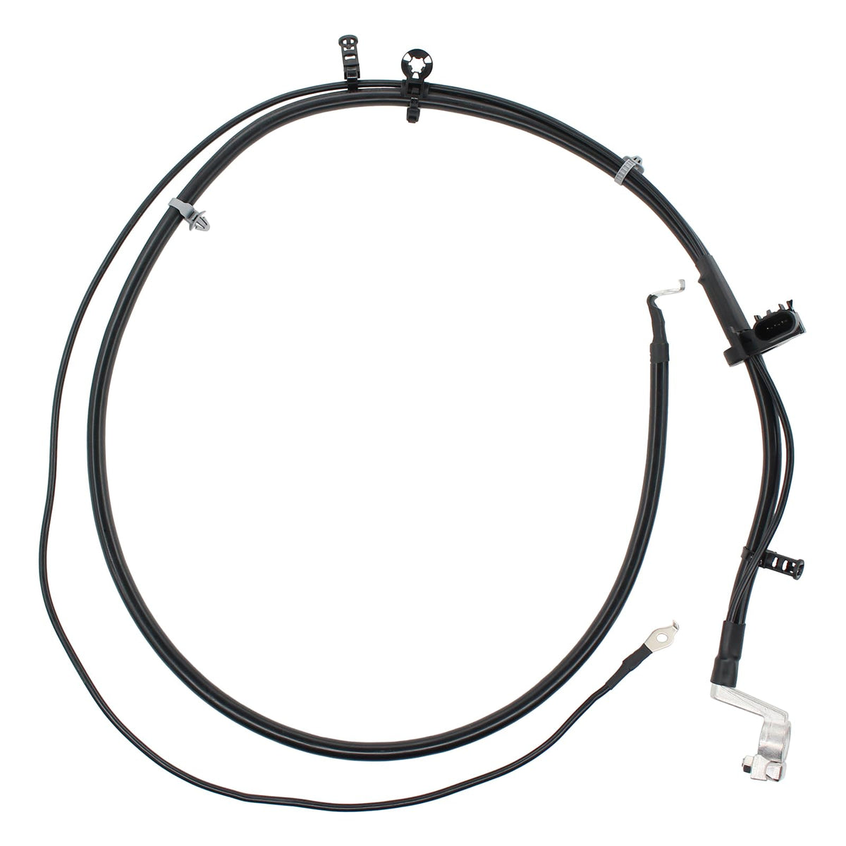 Roneeson installed negative cable at chassis ground on GMC Sierra showing restored electrical reliability