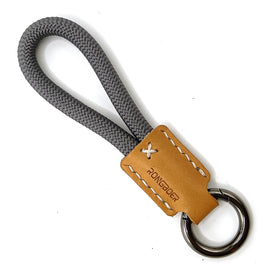 RONGBOER front view grey keychain showing compact design and easy carry