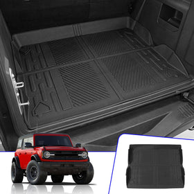 Rongtaod cargo mat front view showing full trunk coverage and neat appearance