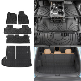 Rongtaod front floor mat showing fit and protection