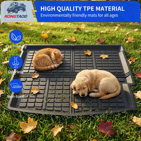 Rongtaod trunk mat in outdoor lifestyle scene protecting cargo during trip