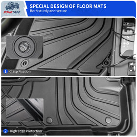Rongtaod trunk cargo liner with backrest protecting cargo area