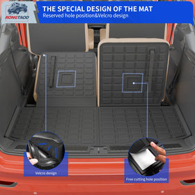 Rongtaod cargo liner holding groceries illustrating non-slip surface benefit