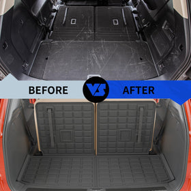 Rongtaod passenger side view showing seat rail coverage and anti-slip hold
