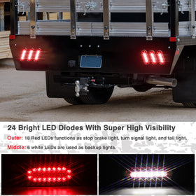RONSTA mounted on trailer demonstrating improved brake and turn visibility