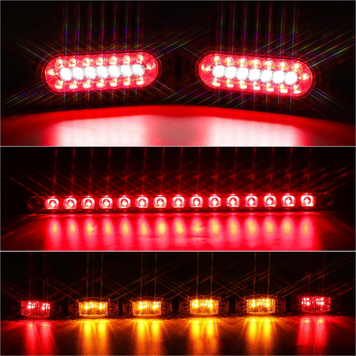 RONSTA reflective stickers and accessories laid out for improved passive nighttime safety