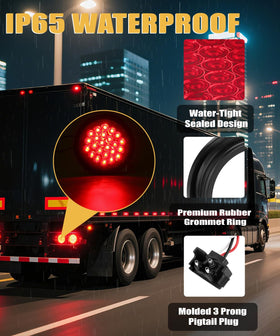 Ronybuy lights installed on truck/RV rear emphasizing uniform appearance and road-ready safety