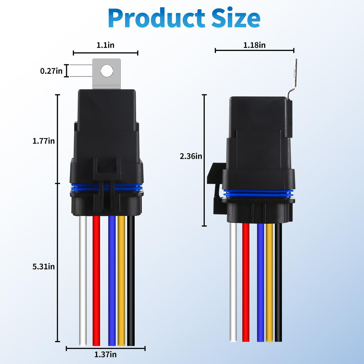 Ronybuy harness close-up of color-coded wires offering corrosion resistance benefit