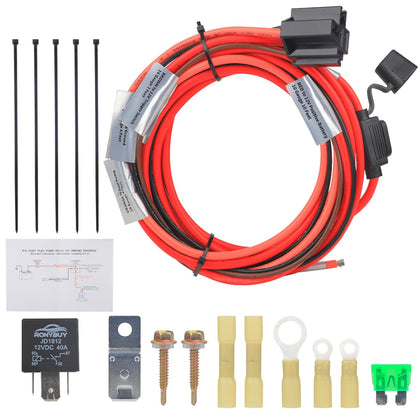 Ronybuy relay kit front layout showing complete parts and easy identification