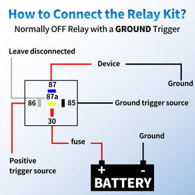 Ronybuy relay on workbench in install setup showing straightforward DIY installation