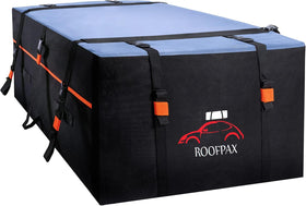 RoofPax front view on car showing full coverage and secure fit