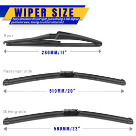 Rooppa close-up of rubber edge showing clean wipe performance benefit