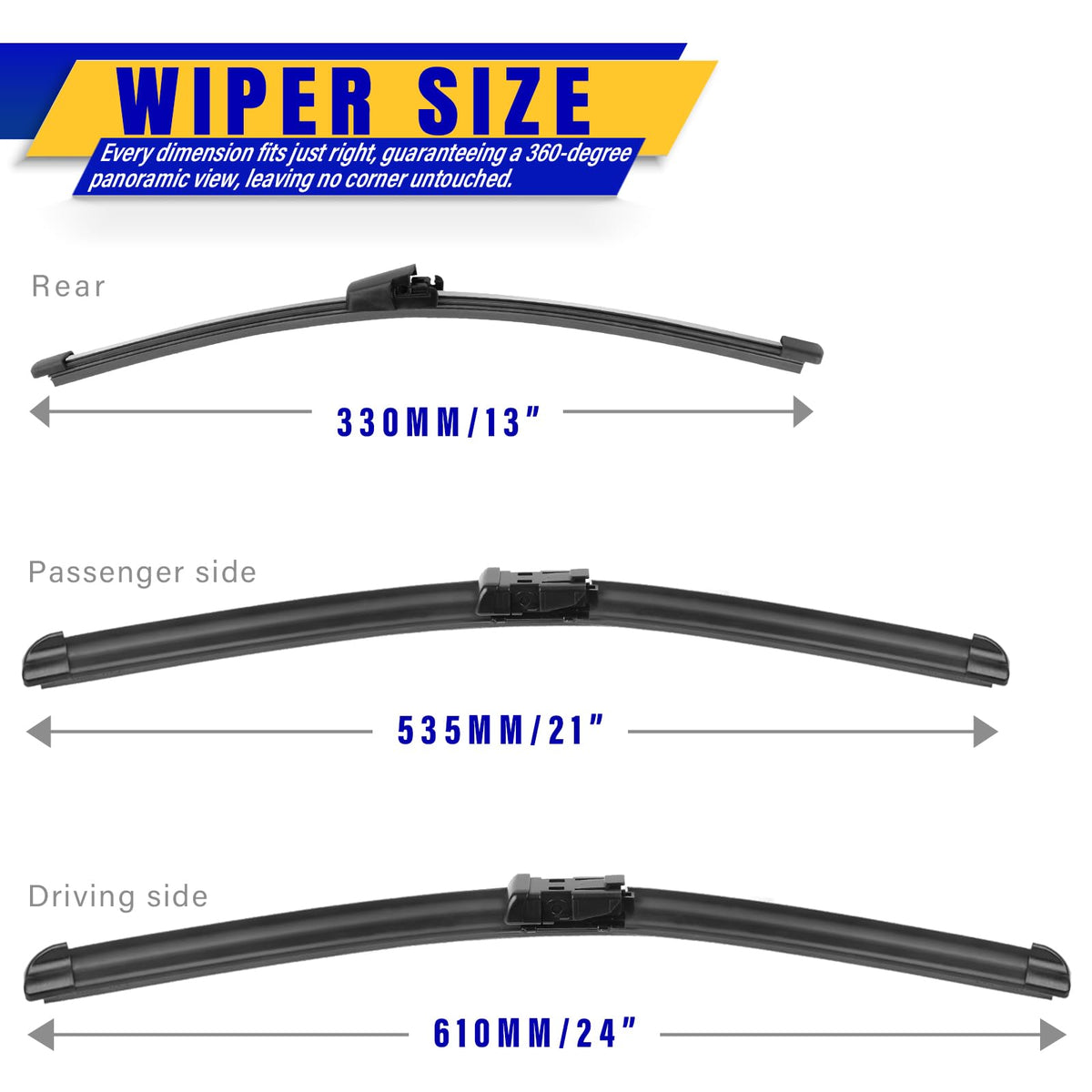 Rooppa close-up of rubber wiping edge showing smooth streak-free contact