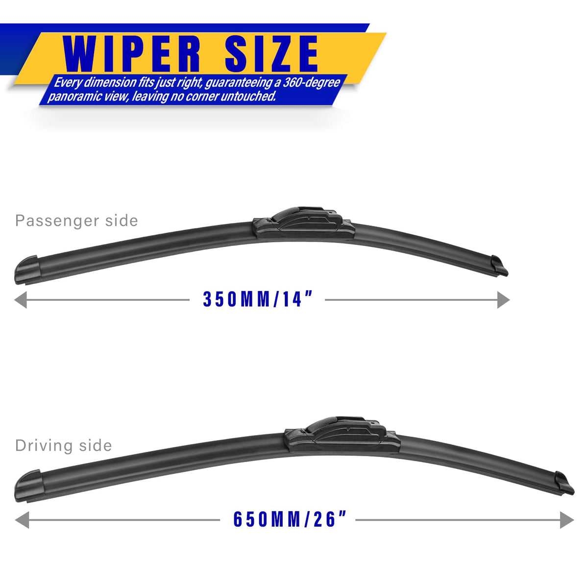 Rooppa close-up of rubber edge showing smooth streak-free wipe