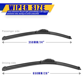 Rooppa close-up of rubber edge showing smooth streak-free wipe