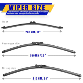 Rooppa close-up of rubber edge showing smooth wipe and durability