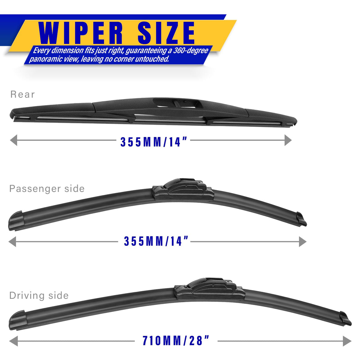 Rooppa close-up of rubber edge demonstrating smooth streak-free wiping