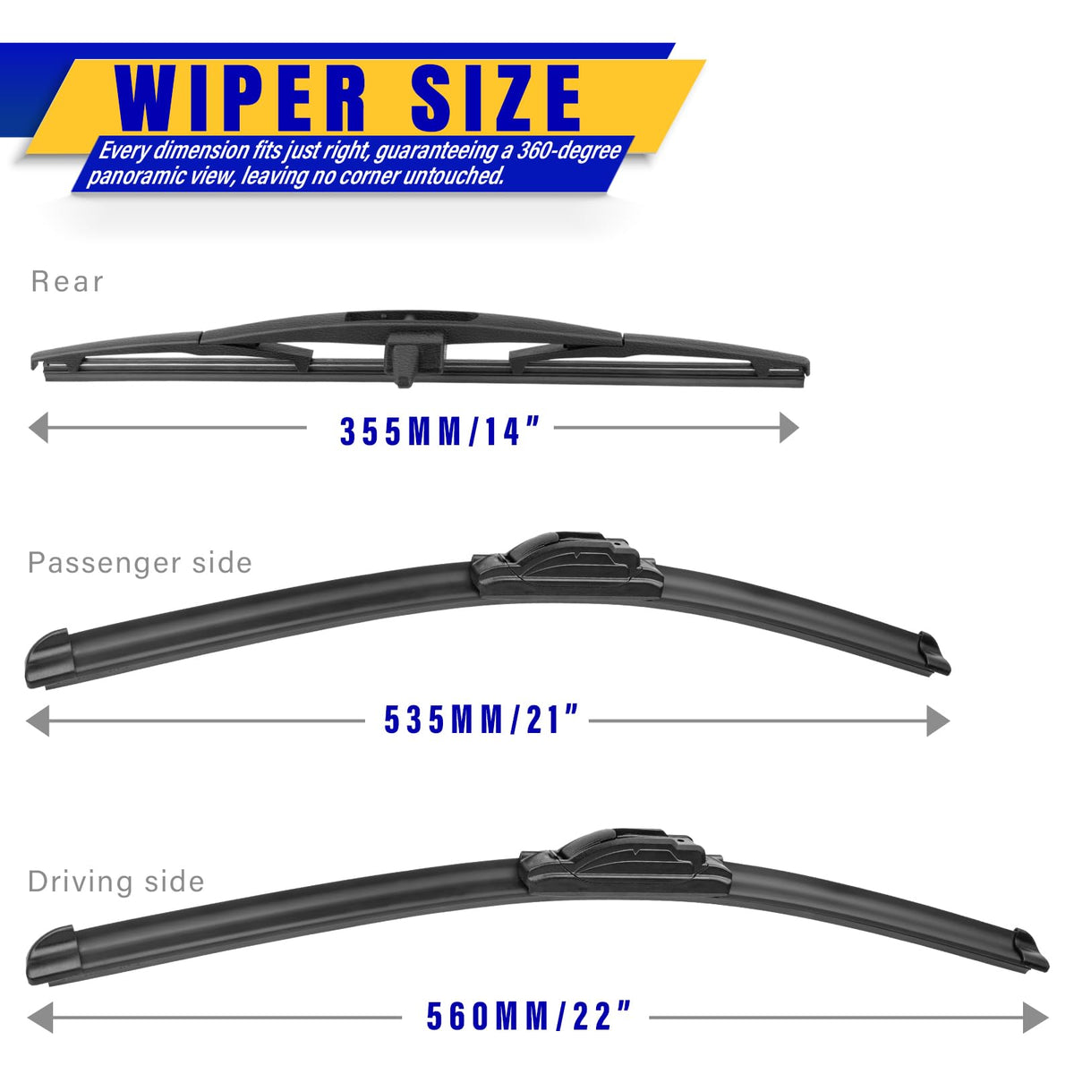 Rooppa close-up of rubber wiping edge highlighting smooth contact and durable performance