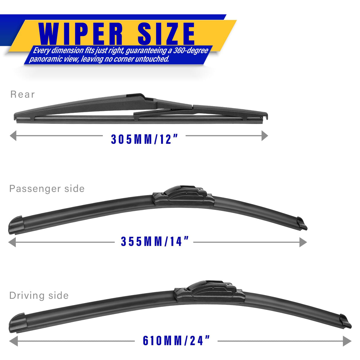 Rooppa blade edge close-up highlighting smooth rubber for streak-free wiping