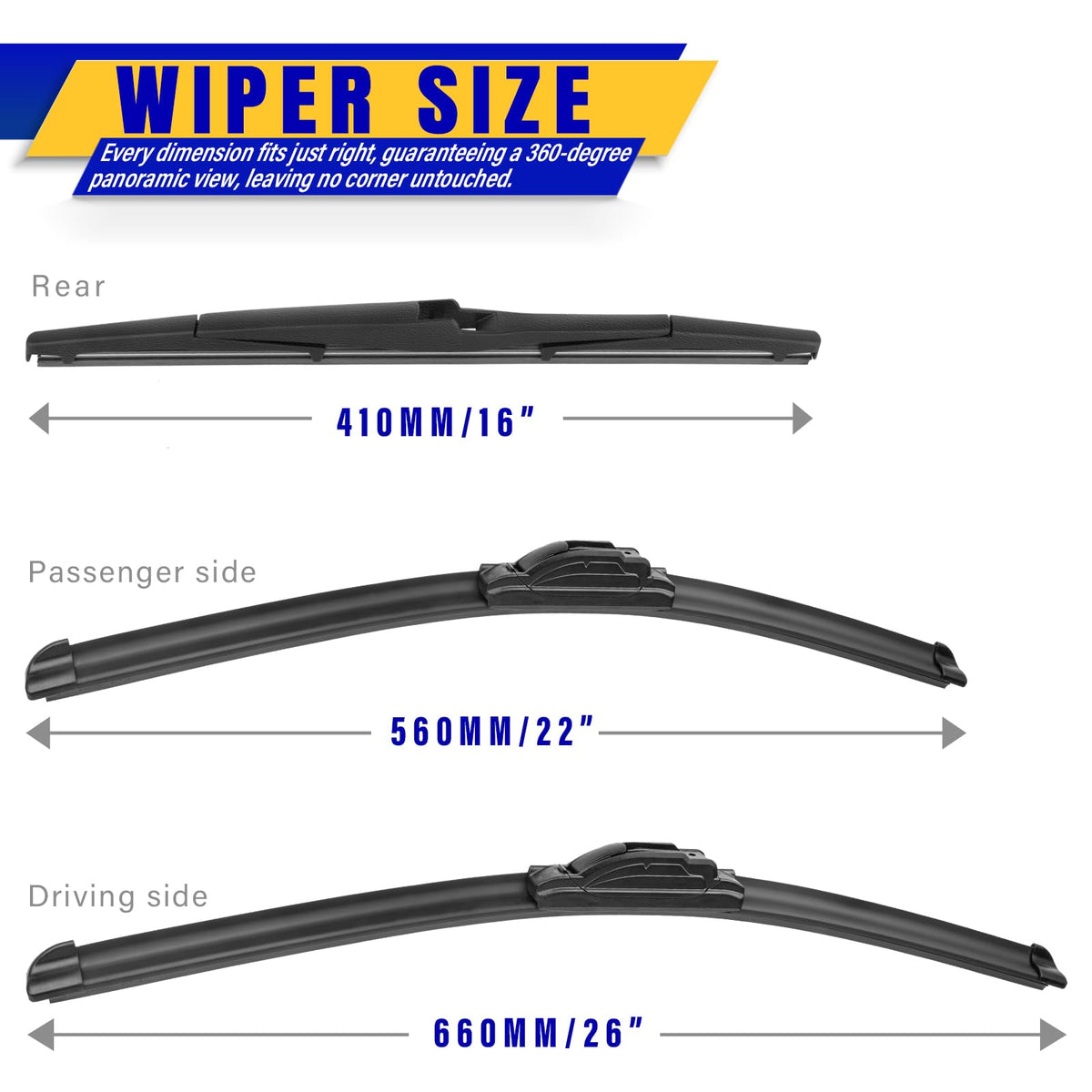 Rooppa blade edge close-up highlighting rubber quality and streak-free wiping benefit