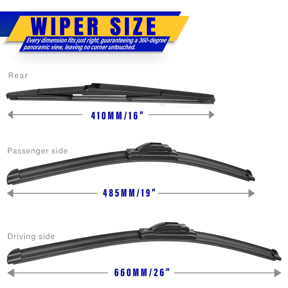 Rooppa closeup of blade rubber edge demonstrating smooth, streak‑free wipe