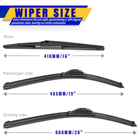 Rooppa closeup of blade rubber edge demonstrating smooth, streak‑free wipe