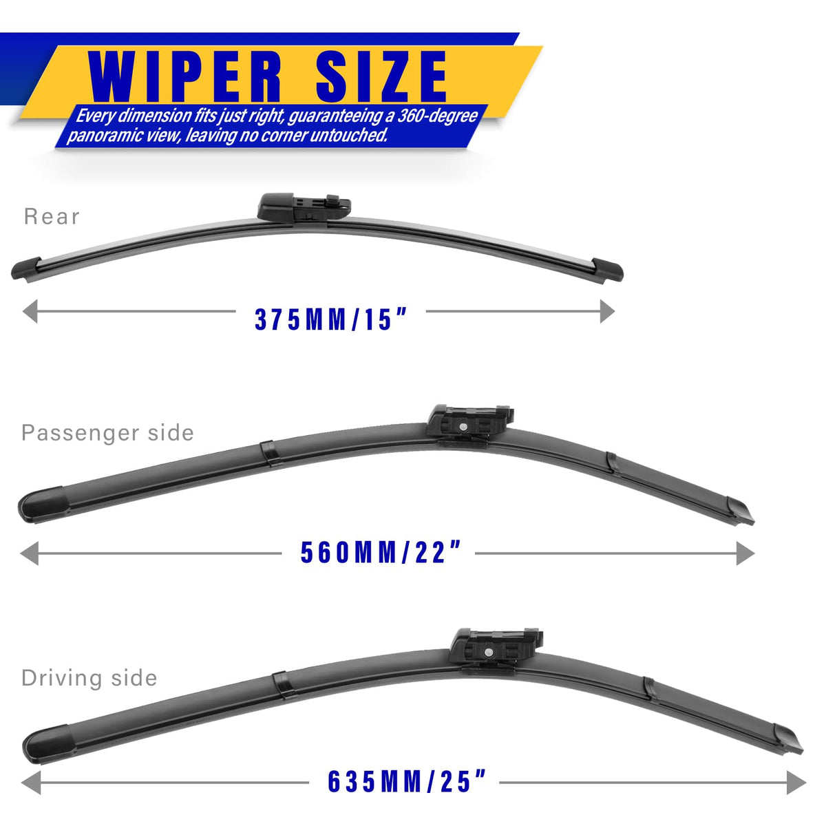 Rooppa close-up of rubber edge demonstrating smooth streak-free wipe