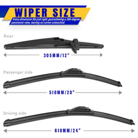 Rooppa close-up of rubber edge highlighting smooth streak-free wiping