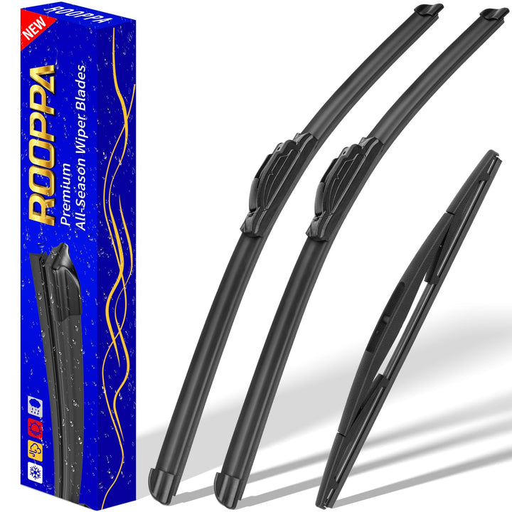 Rooppa front blades packaging showing complete 3-piece kit benefit