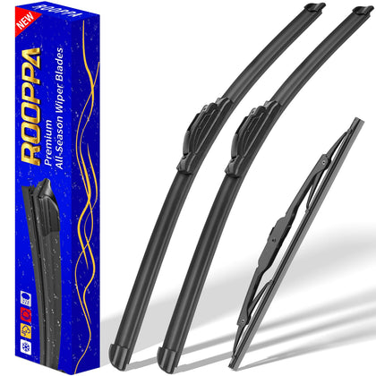 Rooppa front packaging showing the 3-piece wiper set and clear labeling for quick purchase benefit