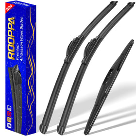 Rooppa front packaging showing set and fitment for Honda Pilot, clear replacement