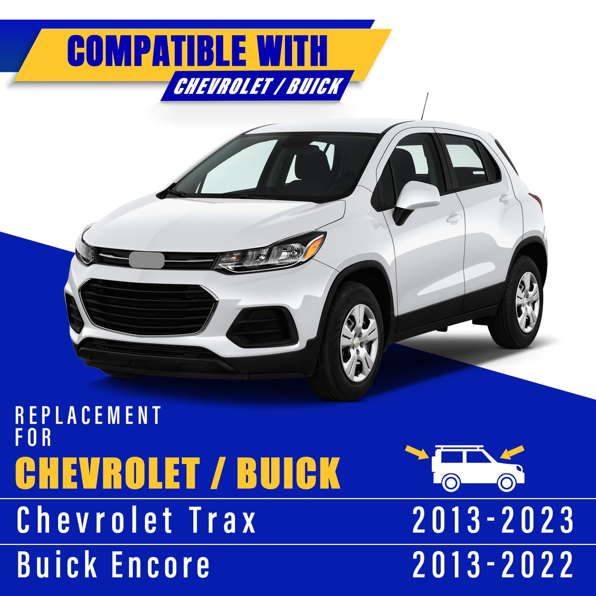Rooppa blade installed on Chevrolet Trax windshield providing improved visibility