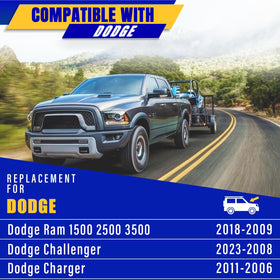 Rooppa blades installed on a Dodge Ram windshield improving driver visibility