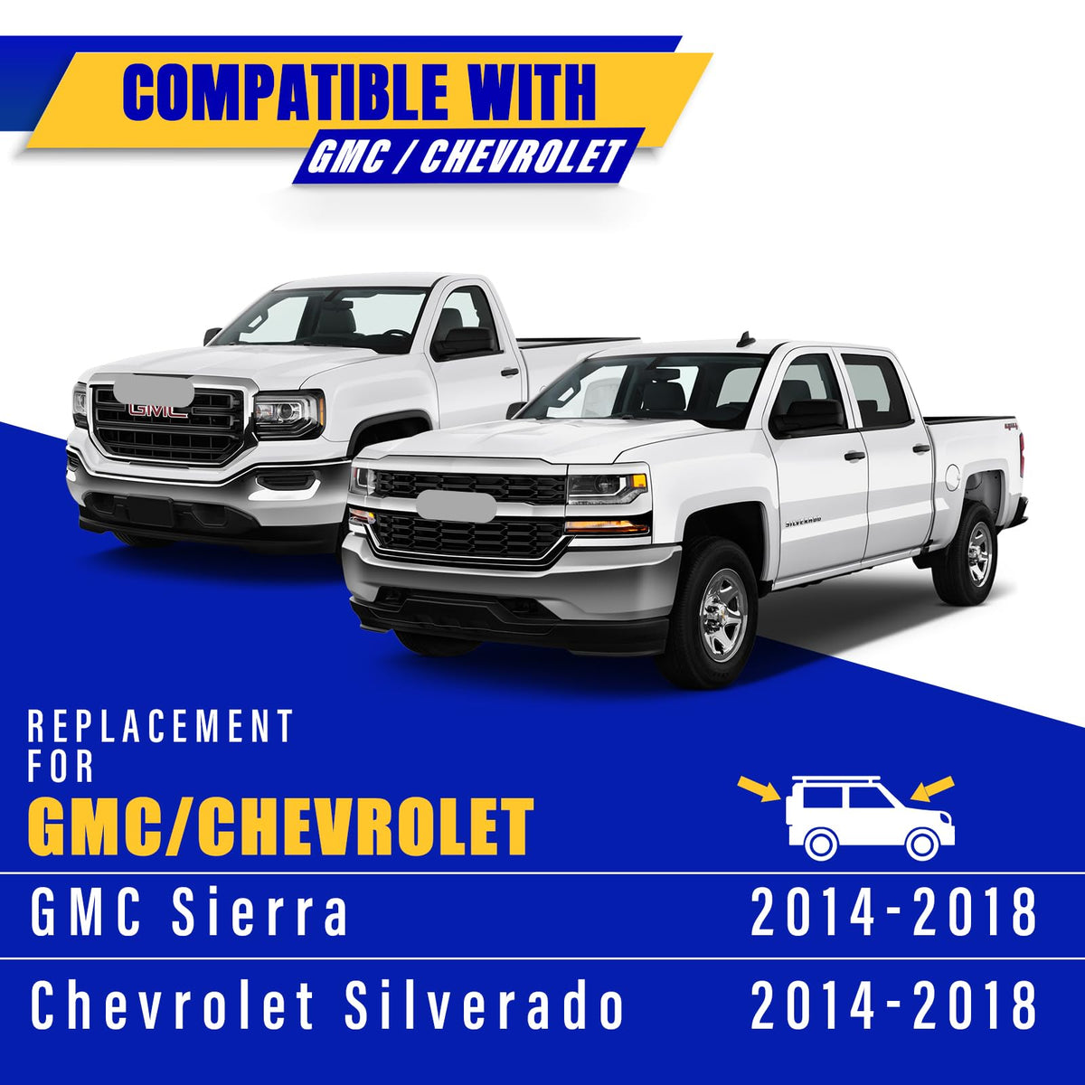 Rooppa installed on a GMC Sierra windshield improving visibility in wet conditions