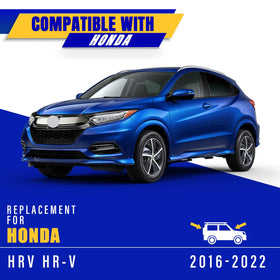 Rooppa passenger-side blade on HR‑V demonstrating even pressure contact