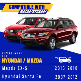 Rooppa blade on Hyundai Santa Fe windshield enhancing rain clearing