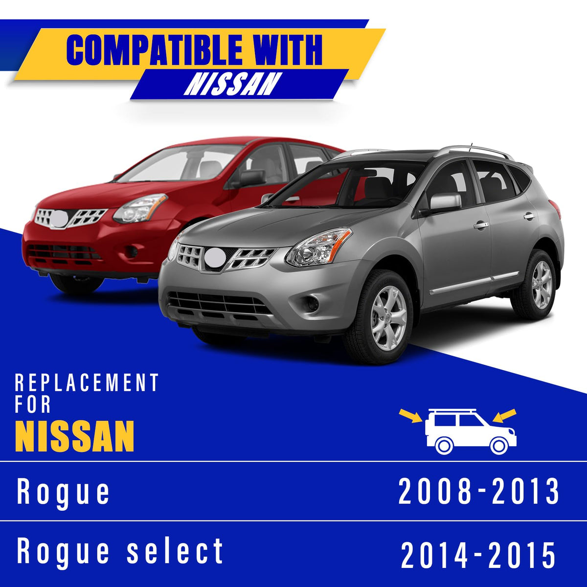 Rooppa wiper installed on Nissan Rogue windshield showing improved visibility benefit