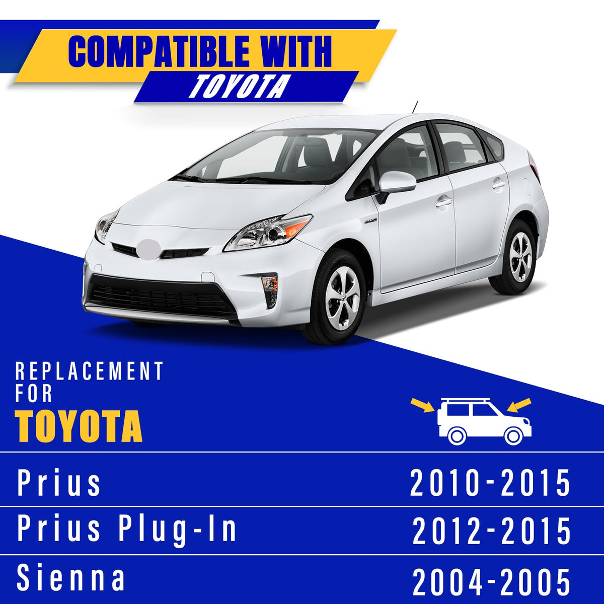Rooppa blade installed on Sienna windshield improving driver sightlines