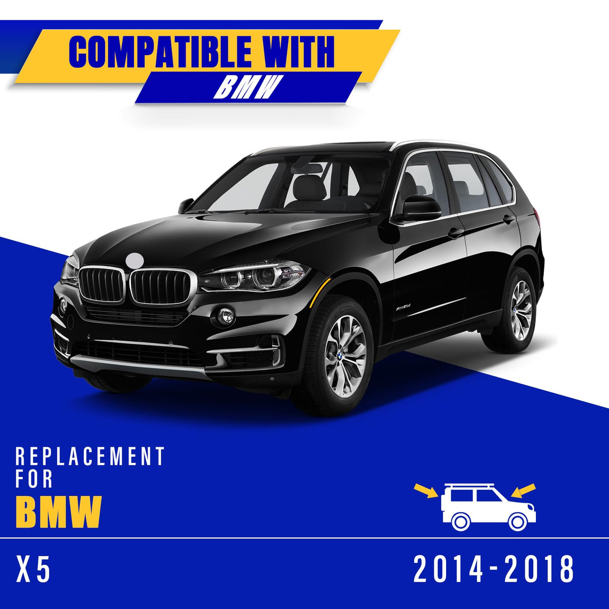Rooppa installed 20" passenger blade on BMW X5 providing quiet performance
