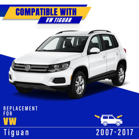 Rooppa 13-inch rear wiper installed on Tiguan tailgate for rear visibility benefit