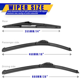 Rooppa close-up of rubber edge showing smooth wipe and improved streak reduction
