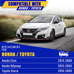 Rooppa 26 inch and 22 inch blades side-by-side for correct fit verification