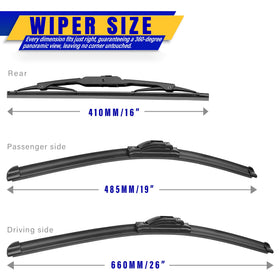 Rooppa close-up of rubber edge highlighting streak-free wiping performance